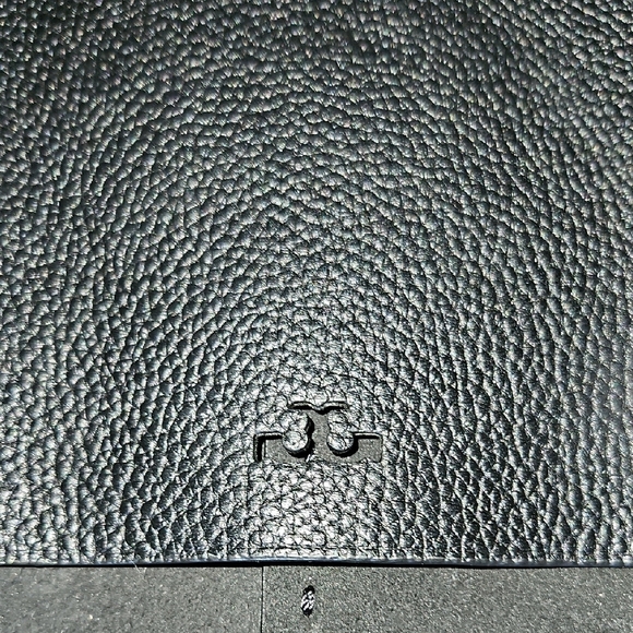 Tory Burch McGraw Drawstring Bucket Bag Black Leather Shoulder Bag - Picture 10 of 15